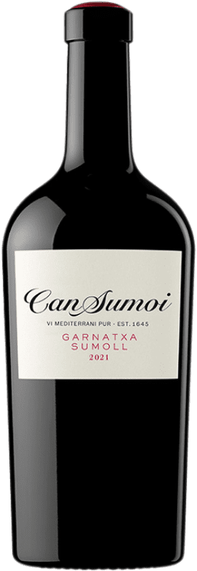 16,95 € Free Shipping | Red wine Can Sumoi Sumoll-Garnatxa D.O. Penedès Catalonia Spain Grenache Tintorera, Sumoll Bottle 75 cl