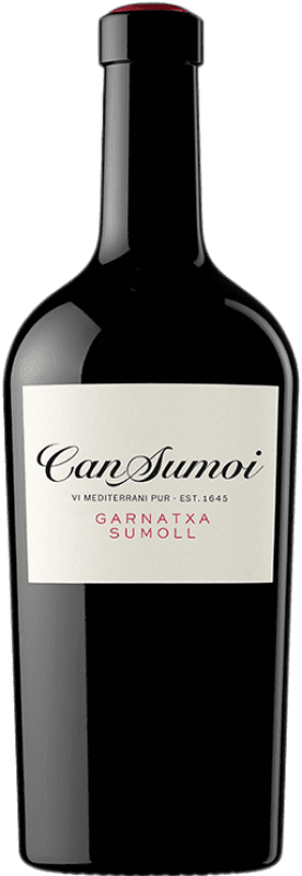 16,95 € Spedizione Gratuita | Vino rosso Can Sumoi Sumoll-Garnatxa D.O. Penedès Catalogna Spagna Grenache Tintorera, Sumoll Bottiglia 75 cl