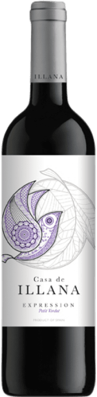 4,95 € Free Shipping | Red Wine Casa de Illana Expression Crianza — Aged Castilla la Mancha Spain Petit Verdot 75 cl