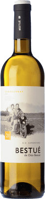 9,95 € Kostenloser Versand | Weißwein Otto Bestué D.O. Somontano Aragón Spanien Chardonnay Flasche 75 cl