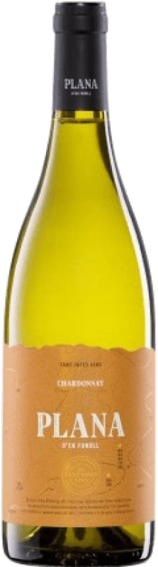9,95 € Envio grátis | Vinho Branco Sant Josep Plana d'en Fonoll D.O. Catalunya Catalunha Espanha Chardonnay Garrafa 75 cl