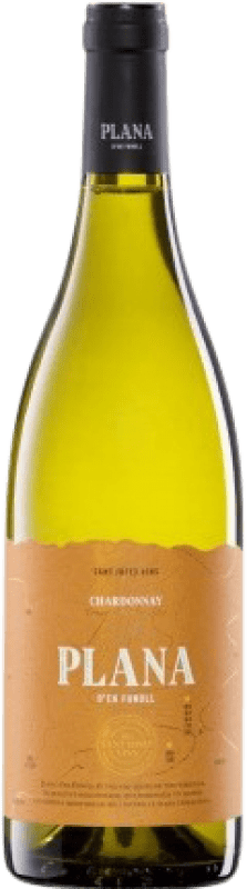 9,95 € Spedizione Gratuita | Vino bianco Sant Josep Plana d'en Fonoll D.O. Catalunya Catalogna Spagna Chardonnay Bottiglia 75 cl