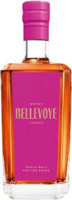 95,95 € Free Shipping | Whisky Single Malt Bellevoye Prune Plum France Bottle 70 cl