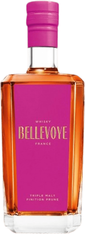 95,95 € 免费送货 | 威士忌单一麦芽威士忌 Bellevoye Prune Plum 法国 瓶子 70 cl