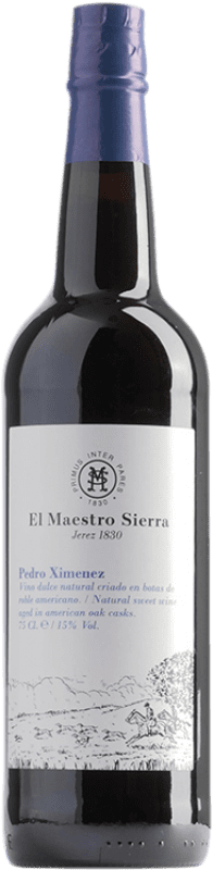 21,95 € Envío gratis | Vino Generoso Fortificado Maestro Sierra D.O. Jerez-Xérès-Sherry Andalucía España Pedro Ximénez Botella 75 cl