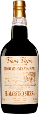 89,95 € Free Shipping | Fortified wine Maestro Sierra PX Viejísimo D.O. Jerez-Xérès-Sherry Andalusia Spain Pedro Ximénez Bottle 75 cl