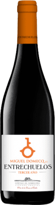 11,95 € Envio grátis | Vinho tinto Entrechuelos Crianza I.G.P. Vino de la Tierra de Cádiz Andaluzia Espanha Tempranillo, Merlot, Syrah, Cabernet Sauvignon Garrafa 75 cl