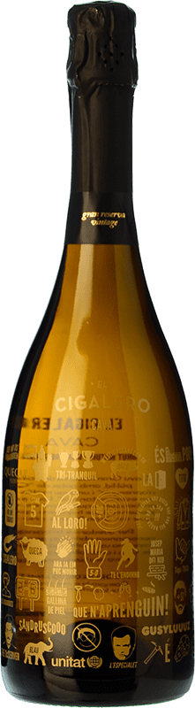 15,95 € 免费送货 | 白起泡酒 Martí Serdà El Cigalero Brut Nature 大储备 D.O. Cava 西班牙 瓶子 75 cl