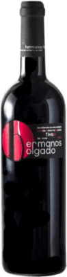 8,95 € Spedizione Gratuita | Vino Rosso Hermanos Holgado Coupage — Blend Rovere I.G.P. Vino de la Tierra de Cádiz Andalusia Spagna Syrah, Cabernet Sauvignon, Petit Verdot 75 cl