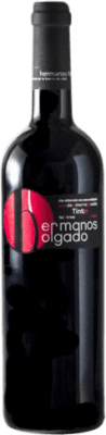 8,95 € Spedizione Gratuita | Vino rosso Hermanos Holgado Coupage Quercia I.G.P. Vino de la Tierra de Cádiz Andalusia Spagna Syrah, Cabernet Sauvignon, Petit Verdot Bottiglia 75 cl