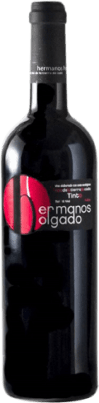 8,95 € Free Shipping | Red wine Hermanos Holgado Coupage Oak I.G.P. Vino de la Tierra de Cádiz Andalusia Spain Syrah, Cabernet Sauvignon, Petit Verdot Bottle 75 cl