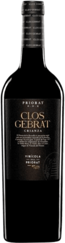 22,95 € Бесплатная доставка | Красное вино Vinícola del Priorat Clos Gebrat Crianza — Крианса D.O.Ca. Priorat Каталония Испания Garnacha — Гренаш, Cabernet Sauvignon — Каберне Совиньон, Cariñena — Кариньян 75 cl