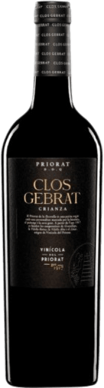 22,95 € Spedizione Gratuita | Vino rosso Vinícola del Priorat Clos Gebrat Crianza D.O.Ca. Priorat Catalogna Spagna Cabernet Sauvignon, Grenache Tintorera, Carignan Bottiglia 75 cl