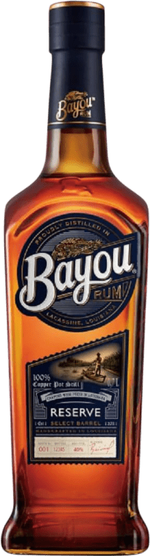 24,95 € Envio grátis | Rum Louisiana Bayou Reserva Estados Unidos Garrafa 70 cl