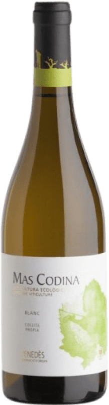 7,95 € Envío gratis | Vino Blanco Mas Codina D.O. Penedès Cataluña España Moscato, Xarel·lo, Chardonnay Botella 75 cl