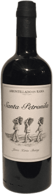 29,95 € Kostenloser Versand | Verstärkter Wein Santa Petronila Amontillado en Rama D.O. Jerez-Xérès-Sherry Andalusien Spanien Palomino Fino Medium Flasche 50 cl