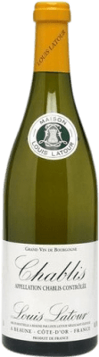 18,95 € Kostenloser Versand | Weißwein Louis Latour A.O.C. Chablis Burgund Frankreich Chardonnay Halbflasche 37 cl