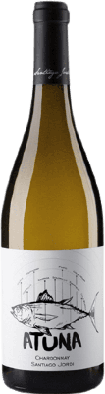 7,95 € 免费送货 | 白酒 Santiago Jordi Atuna 年轻的 D.O. Somontano 阿拉贡 西班牙 Chardonnay 瓶子 75 cl