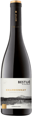 17,95 € Free Shipping | White wine Otto Bestué Fermentado en Barrica D.O. Somontano Catalonia Spain Chardonnay Bottle 75 cl
