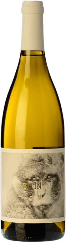 7,95 € Free Shipping | White wine La Vinyeta Mono Titín Blanco D.O. Empordà Catalonia Spain Malvasía Bottle 75 cl