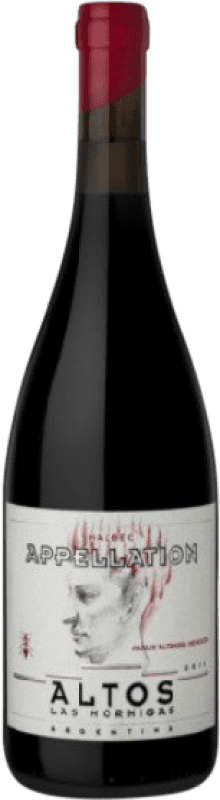 76,95 € 免费送货 | 红酒 Altos Las Hormigas Paraje Altamira I.G. Valle de Uco 门多萨 阿根廷 Malbec 瓶子 75 cl