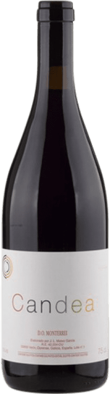 10,95 € Free Shipping | Red wine Quinta da Muradella Candea Tinto D.O. Monterrei Galicia Spain Mencía, Grenache Tintorera, Mouratón, Bastardo Bottle 75 cl