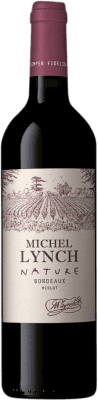 14,95 € Spedizione Gratuita | Vino rosso Michel Lynch Nature Rouge A.O.C. Bordeaux bordò Francia Merlot Bottiglia 75 cl