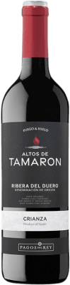 12,95 € Envío gratis | Vino tinto Pagos del Rey Altos de Tamarón Crianza D.O. Ribera del Duero Castilla y León España Tempranillo Botella 75 cl