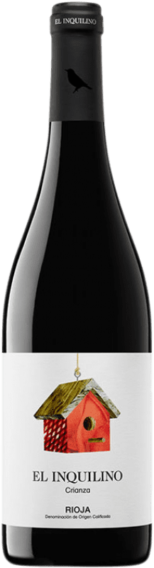 10,95 € Envio grátis | Vinho Tinto Viña Zorzal El Inquilino Crianza D.O.Ca. Rioja La Rioja Espanha Tempranillo, Garnacha — Grenache Garrafa 75 cl