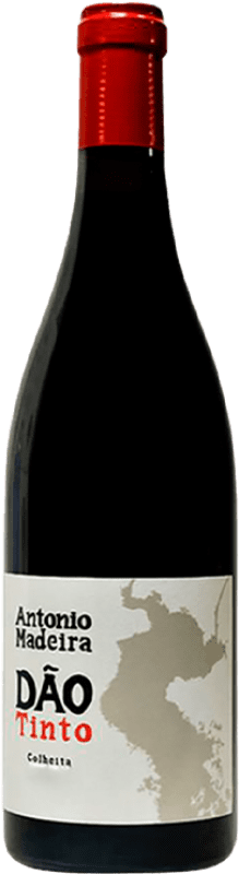 17,95 € Free Shipping | Red Wine Antonio Madeira I.G. Dão Beiras Portugal Eco — Organic Bottle 75 cl