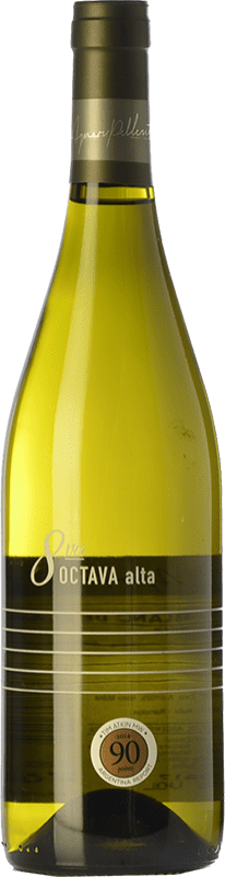 26,95 € Free Shipping | White wine Abremundos Octava Alta Blanc de Blancs Aged I.G. Valle de Uco Uco Valley Argentina Torrontés, Chardonnay Bottle 75 cl