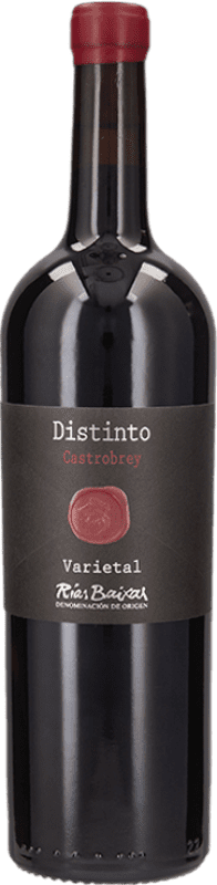 27,95 € Kostenloser Versand | Rotwein CastroBrey Distinto Eiche D.O. Rías Baixas Galizien Spanien Caíño 75 cl