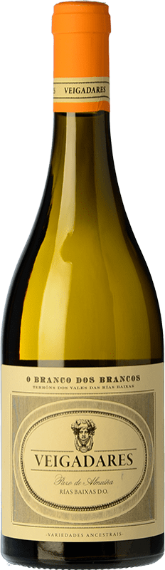 19,95 € Free Shipping | White wine Adegas Galegas Veigadares Aged D.O. Rías Baixas Galicia Spain Loureiro, Treixadura, Albariño, Caíño White Bottle 75 cl