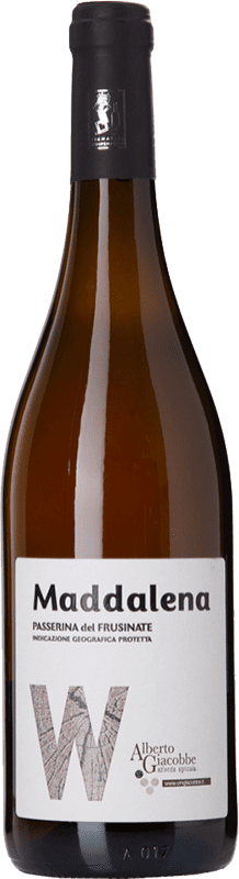 19,95 € Free Shipping | White wine Alberto Giacobbe Maddalena I.G.T. Frusinate Lazio Italy Passerina Bottle 75 cl