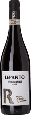 28,95 € Envío gratis | Vino Tinto Alberto Giacobbe Lepanto Reserva I.G.T. Cesanese del Piglio Lazio Italia Cesanese 75 cl