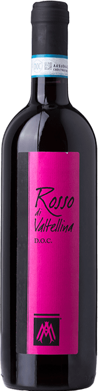 14,95 € Free Shipping | Red wine Alberto Marsetti D.O.C. Valtellina Rosso Lombardia Italy Nebbiolo Bottle 75 cl
