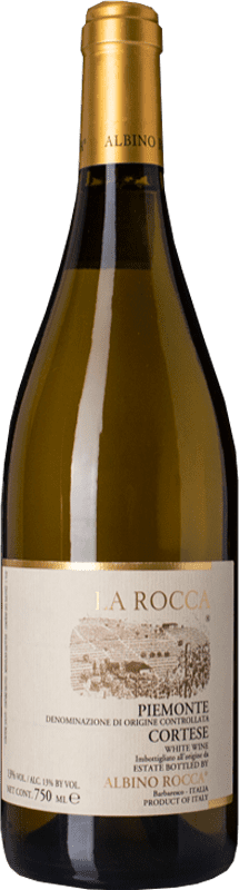 25,95 € Бесплатная доставка | Белое вино Albino Rocca La Rocca D.O.C. Piedmont Пьемонте Италия Cortese бутылка 75 cl