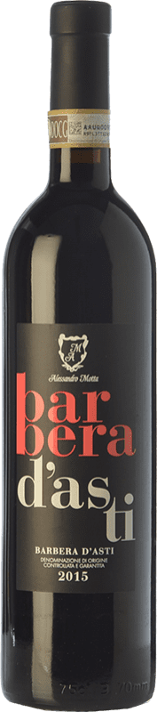 14,95 € Spedizione Gratuita | Vino Rosso Alessandro Motta D.O.C. Barbera d'Asti Piemonte Italia Barbera 75 cl