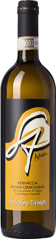 18,95 € 免费送货 | 白酒 Alessandro Tofanari Astrea D.O.C.G. Vernaccia di San Gimignano 托斯卡纳 意大利 Vernaccia 瓶子 75 cl