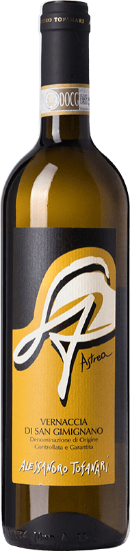 19,95 € Envio grátis | Vinho branco Alessandro Tofanari Astrea D.O.C.G. Vernaccia di San Gimignano Tuscany Itália Vernaccia Garrafa 75 cl