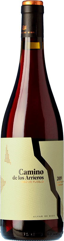 21,95 € 免费送货 | 红酒 Álvar de Dios Camino de los Arrieros 橡木 D.O. Arribes 西班牙 Tempranillo, Verdejo Black, Rufete, Juan García 瓶子 75 cl