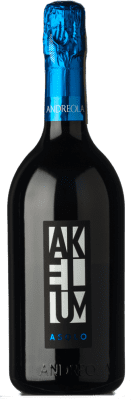 11,95 € Бесплатная доставка | Белое игристое вино Andreola Akelum Brut — брют D.O.C.G. Asolo Prosecco Венето Италия Glera — Глера 75 cl