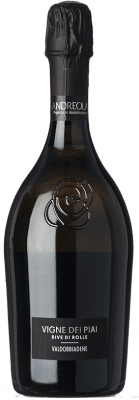 13,95 € Бесплатная доставка | Белое игристое вино Andreola Vigne dei Piai Dry — Сухой D.O.C.G. Prosecco di Conegliano-Valdobbiadene Венето Италия Glera — Глера 75 cl