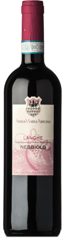 19,95 € 免费送货 | 红酒 Anna Maria Abbona D.O.C. Langhe 皮埃蒙特 意大利 Nebbiolo 瓶子 75 cl