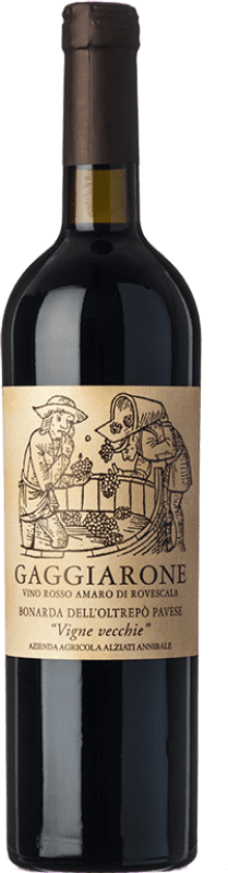 25,95 € Spedizione Gratuita | Vino rosso Annibale Alziati Gaggiarone Vigne Vecchie D.O.C. Oltrepò Pavese lombardia Italia Croatina Bottiglia 75 cl