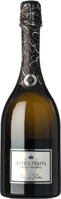 34,95 € Spedizione Gratuita | Spumante bianco Fratta Essence Satèn Brut D.O.C.G. Franciacorta lombardia Italia Chardonnay Bottiglia 75 cl
