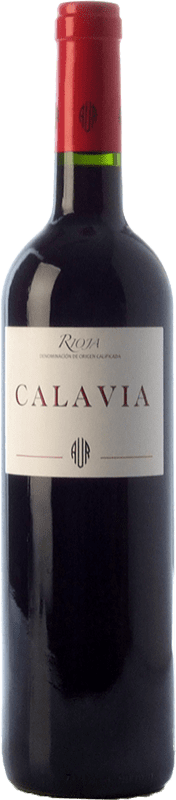 7,95 € Free Shipping | Red wine Viñas de Rioja Calavia Aged D.O.Ca. Rioja The Rioja Spain Tempranillo, Graciano, Mazuelo Bottle 75 cl