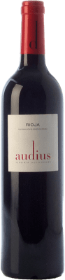 12,95 € Бесплатная доставка | Красное вино Viñas de Rioja Audius Vendimia Seleccionada Дуб D.O.Ca. Rioja Ла-Риоха Испания Tempranillo бутылка 75 cl