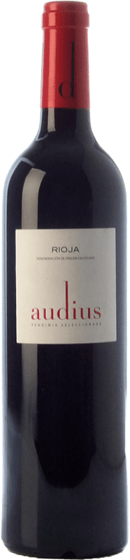 12,95 € Envoi gratuit | Vin rouge Viñas de Rioja Audius Vendimia Seleccionada Chêne D.O.Ca. Rioja La Rioja Espagne Tempranillo Bouteille 75 cl
