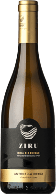 45,95 € Envio grátis | Vinho branco Antonella Corda Bianco Ziru I.G.T. Isola dei Nuraghi Sardenha Itália Bacca Branca Garrafa 75 cl